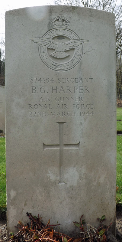 Sgt Benjamin George Harper<br/><br /><br />died March 22nd, 1944